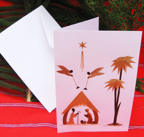 Pack of Four (4) Banana Leaf Greeting Cards