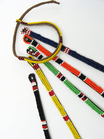 Thin Masai Beaded Bracelet